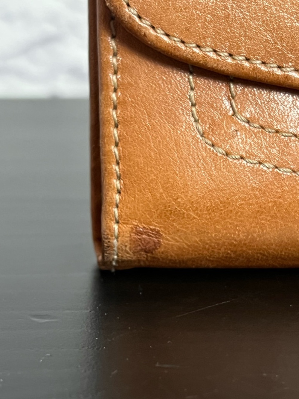 Fossil Genuine Leather Tri-Fold Wallet - Picture 3 of 14